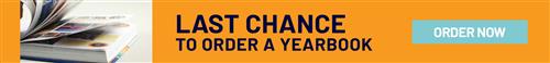 Last chance to order a yearbook!
